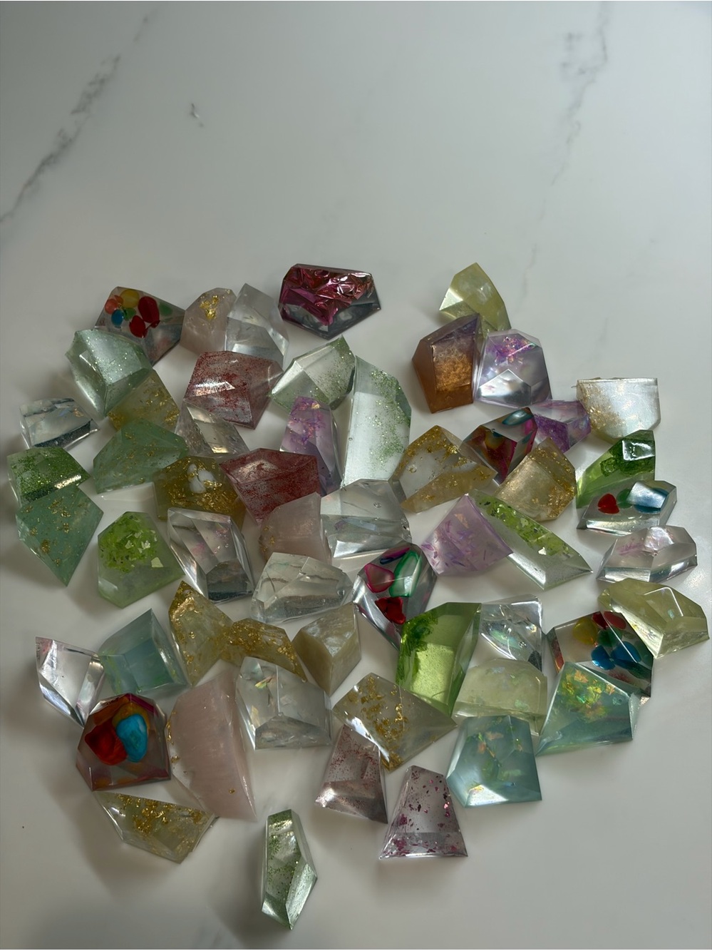 Handmade Multicolor Resin stones